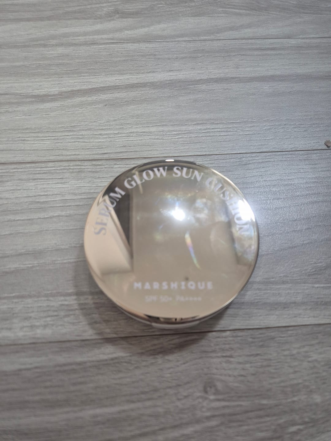 Customer photo review of MARSHIQUE Serum Glow Tone-up Sun Cushion SPF50+/PA++++ 12g