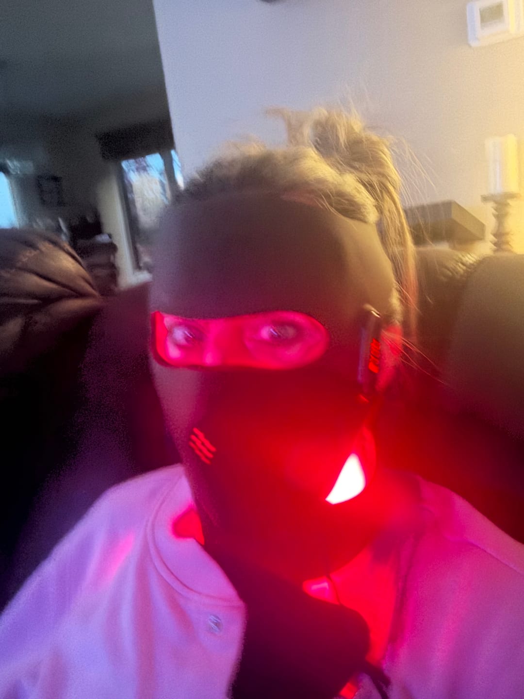 Customer photo review of JOVS 4D Laser Anti-Aging Therapy Mask