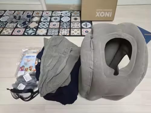 Customer photo review of NapGo™ Inflatable Travel Pillow