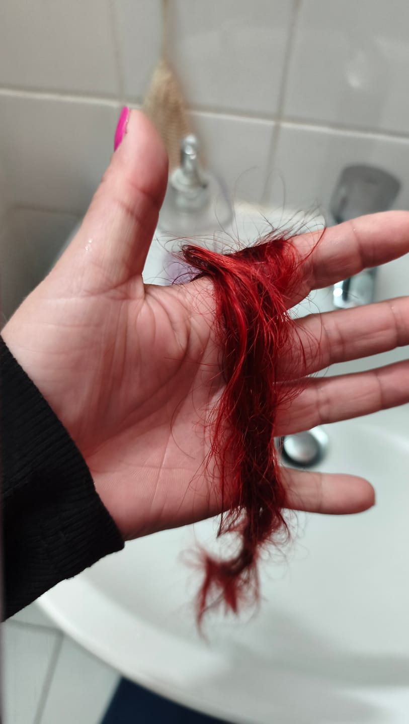 Customer photo review of Mattie Amethyst - Vegan Semi-Permanent Direct Dye Hair Color Cream 210 ml