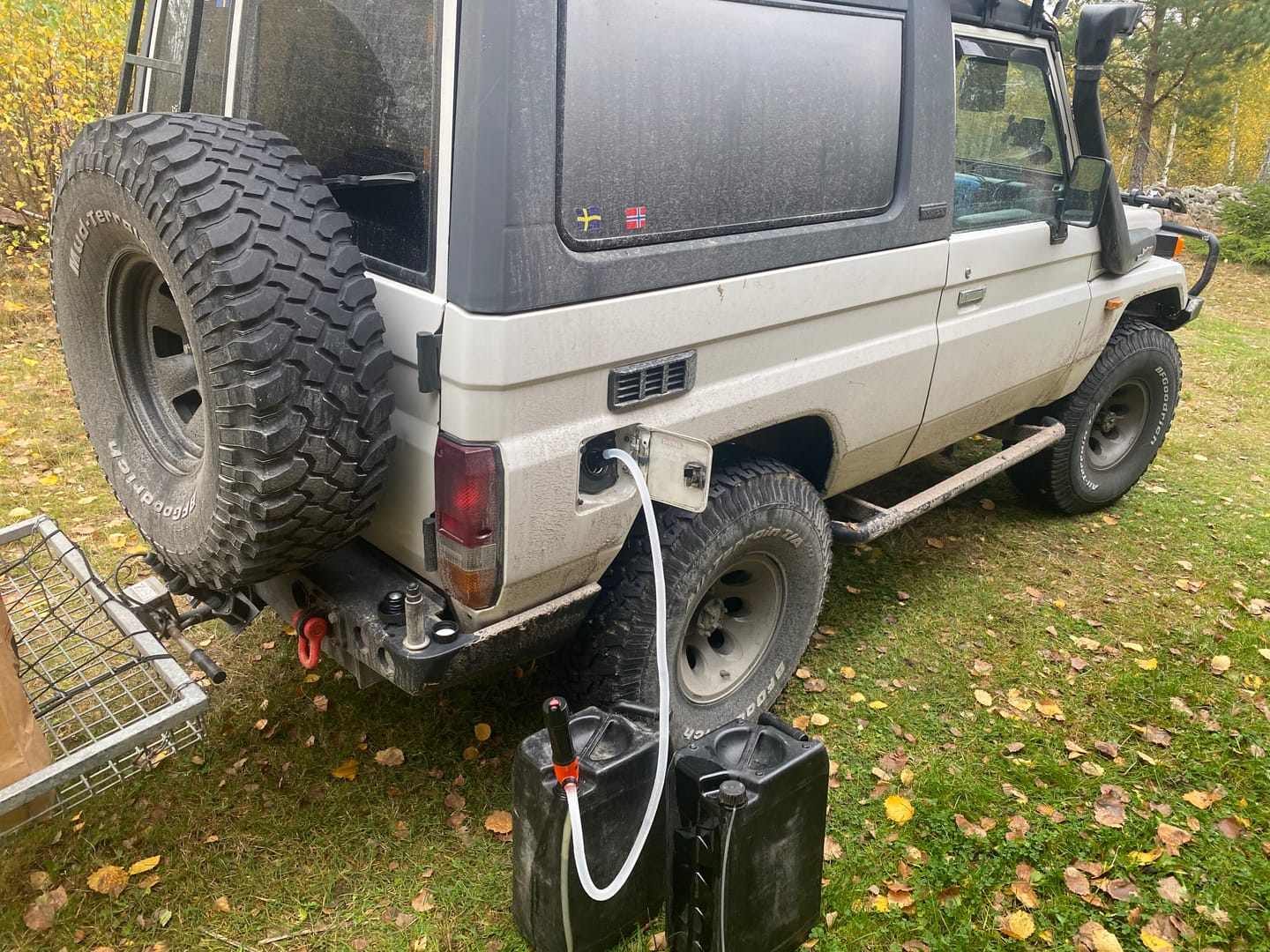 Customer photo review of FuelMover™ Extended - Från dunkens botten till tankens topp
