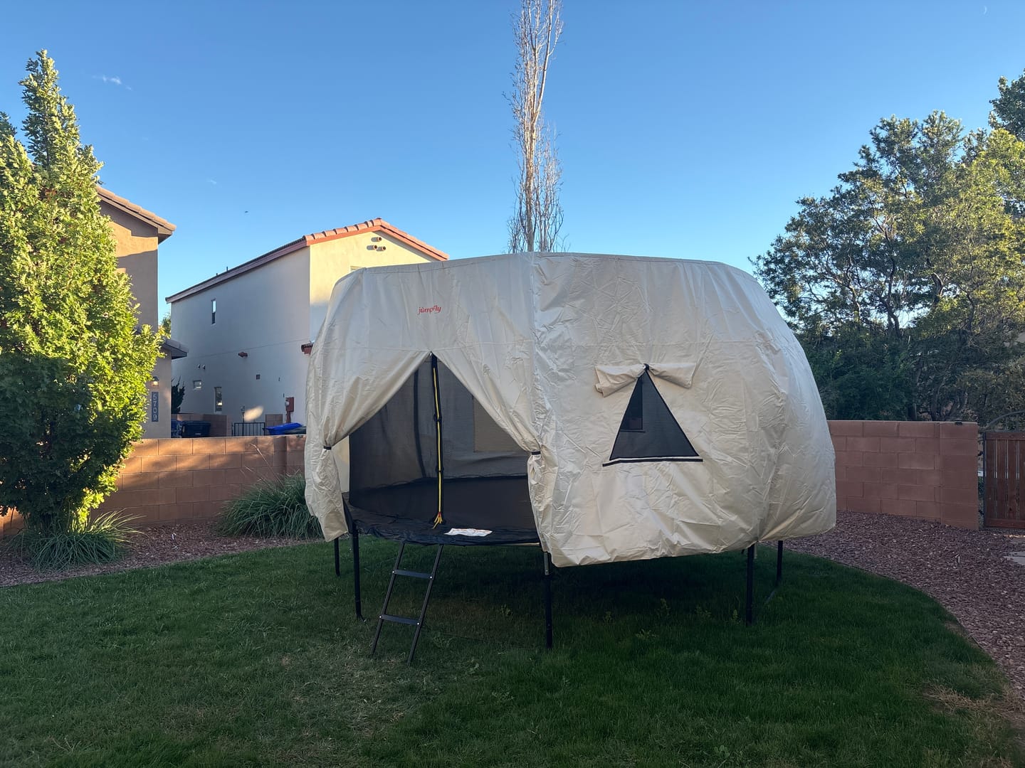 Customer photo review of Trampoline Tent for 14FT Trampoline