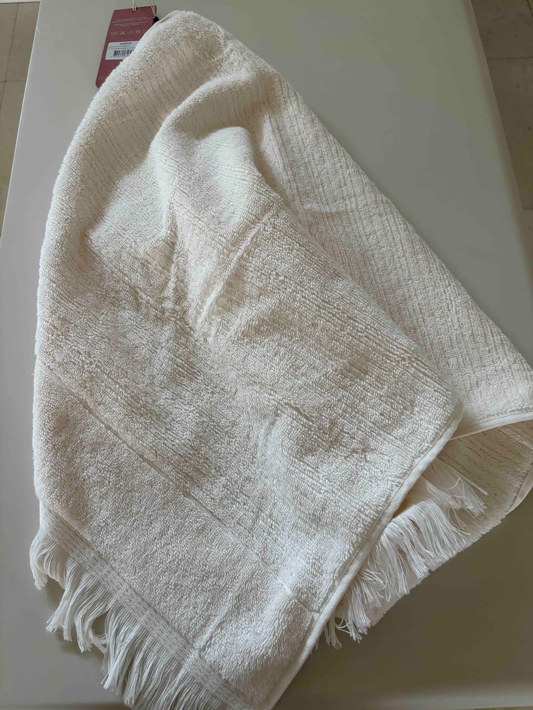 Customer photo review of Fiona %100 Pamuk Yüz Havlusu 50x90 cm Whisper Pink