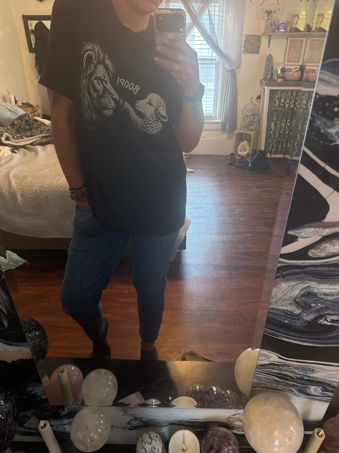 Customer photo review of Lamb Boop T-Shirt