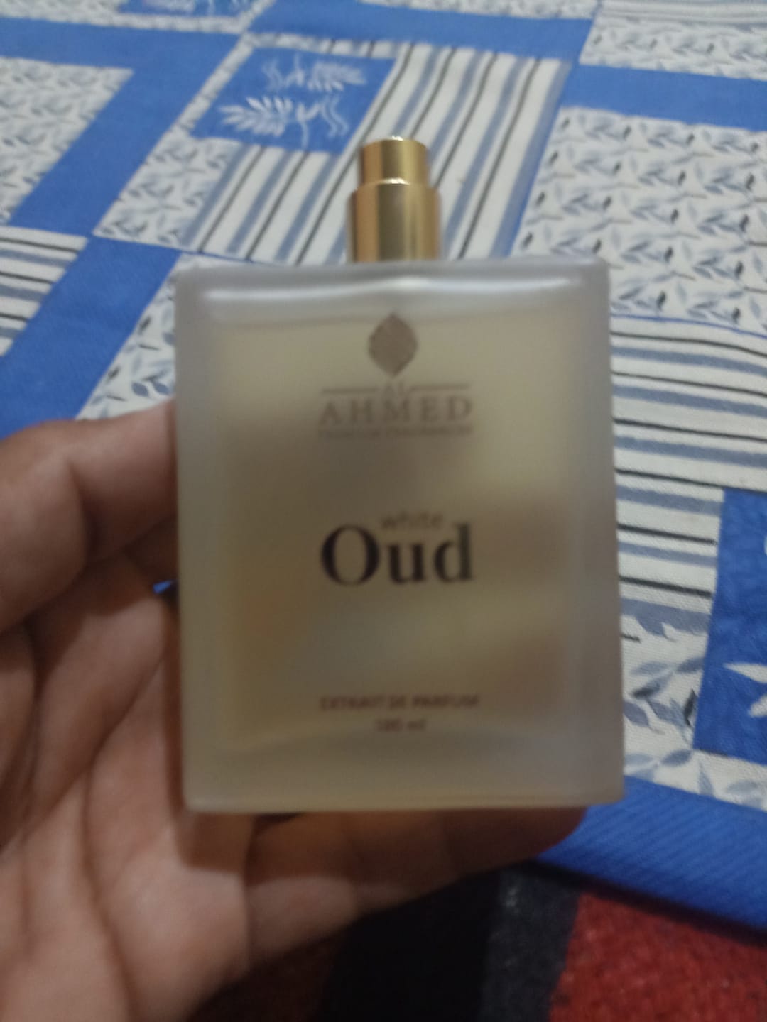 Customer photo review of White Oud | Extrait De Parfum by Al Ahmed – 100ml for Unisex | Long Lasting