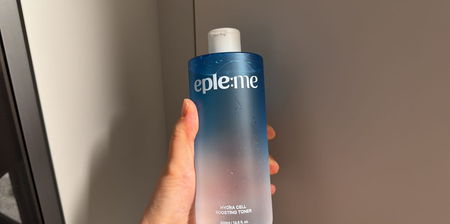 Customer photo review of eple:me Hydra Cell Boosting Toner 400ml