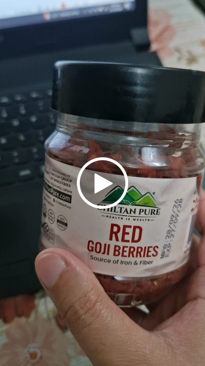 Customer video review of Red Goji / Goji Berries / گوجی بیریز |  Source Of Iron & Fiber