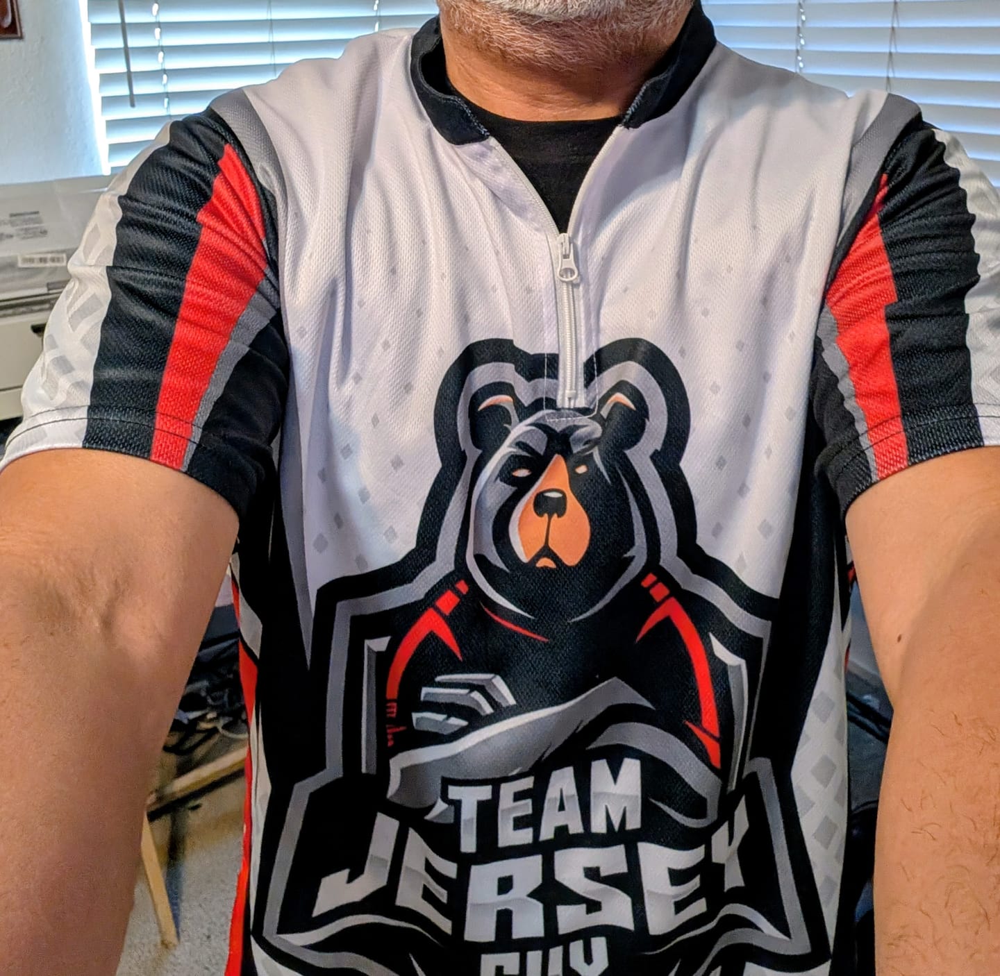Customer photo review of Maxcorners Team Jersey Guy