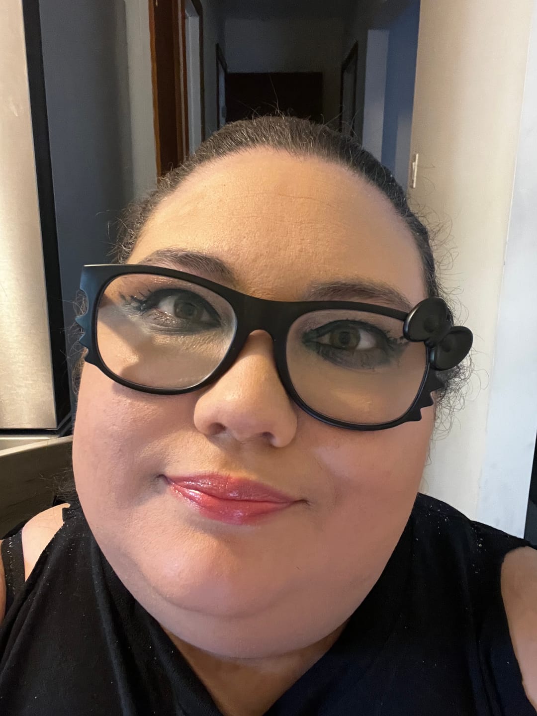 Customer photo review of Kitten Eyeglasses