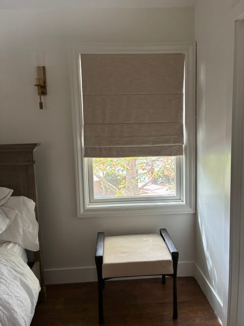Customer photo review of Lucy Custom Roman Shades