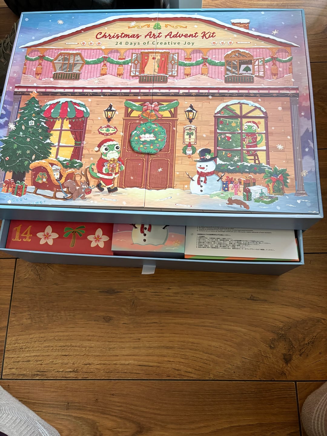 Customer photo review of Ohuhu Christmas Advent Calendar 2026, 24 Days Countdown Gift Kit