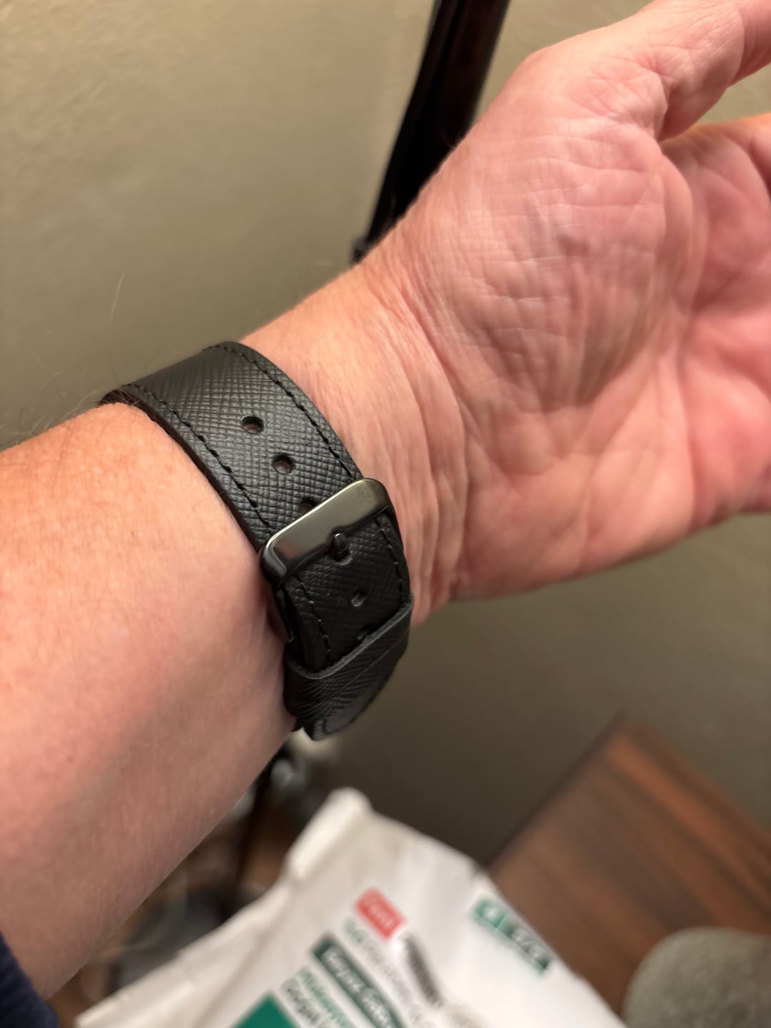 Customer photo review of Huawei Watch Deri Kordon Siyah - Saffiano