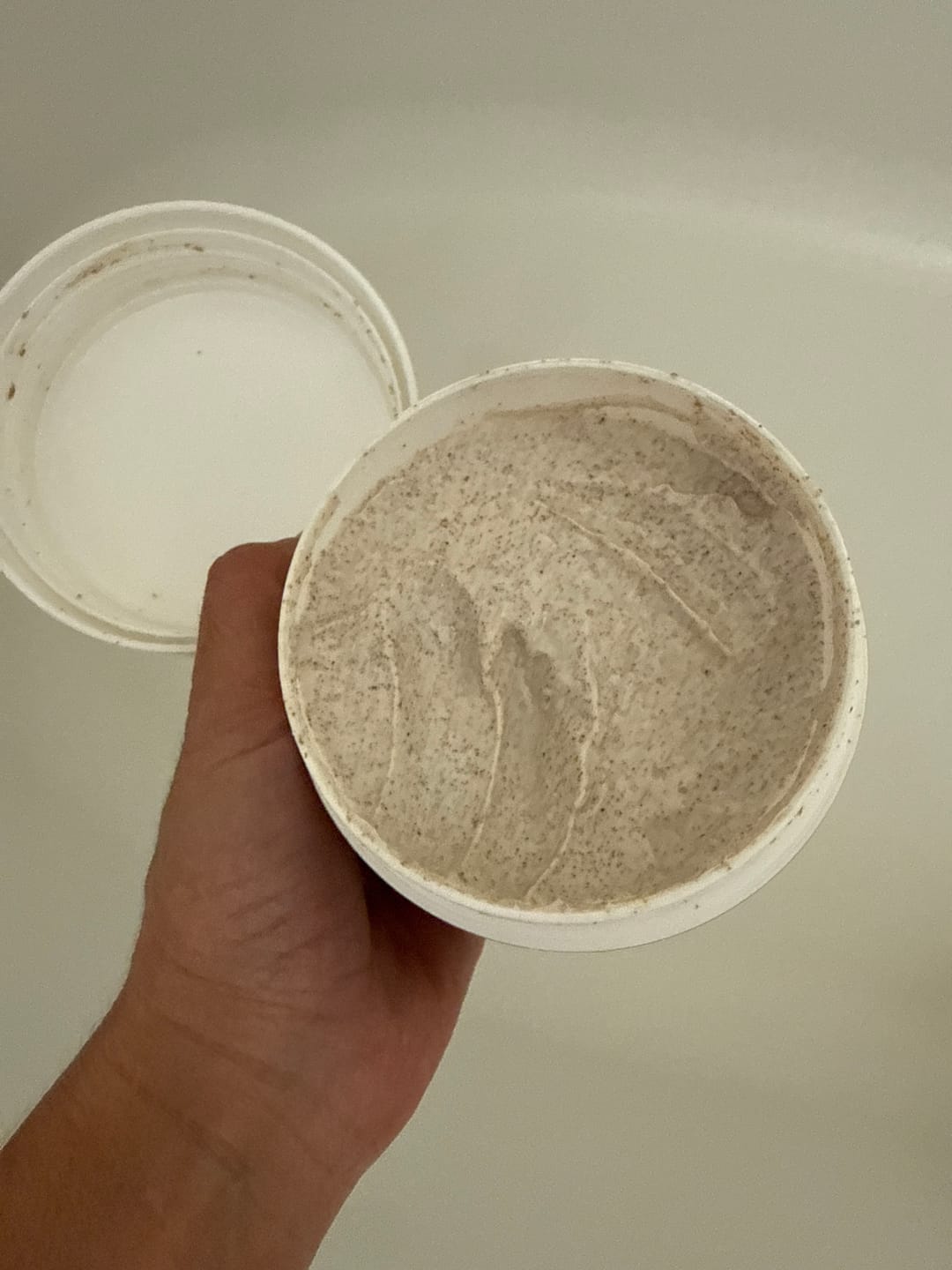 Customer photo review of Scalp Reset Exfoliator with Rosemary & Mint