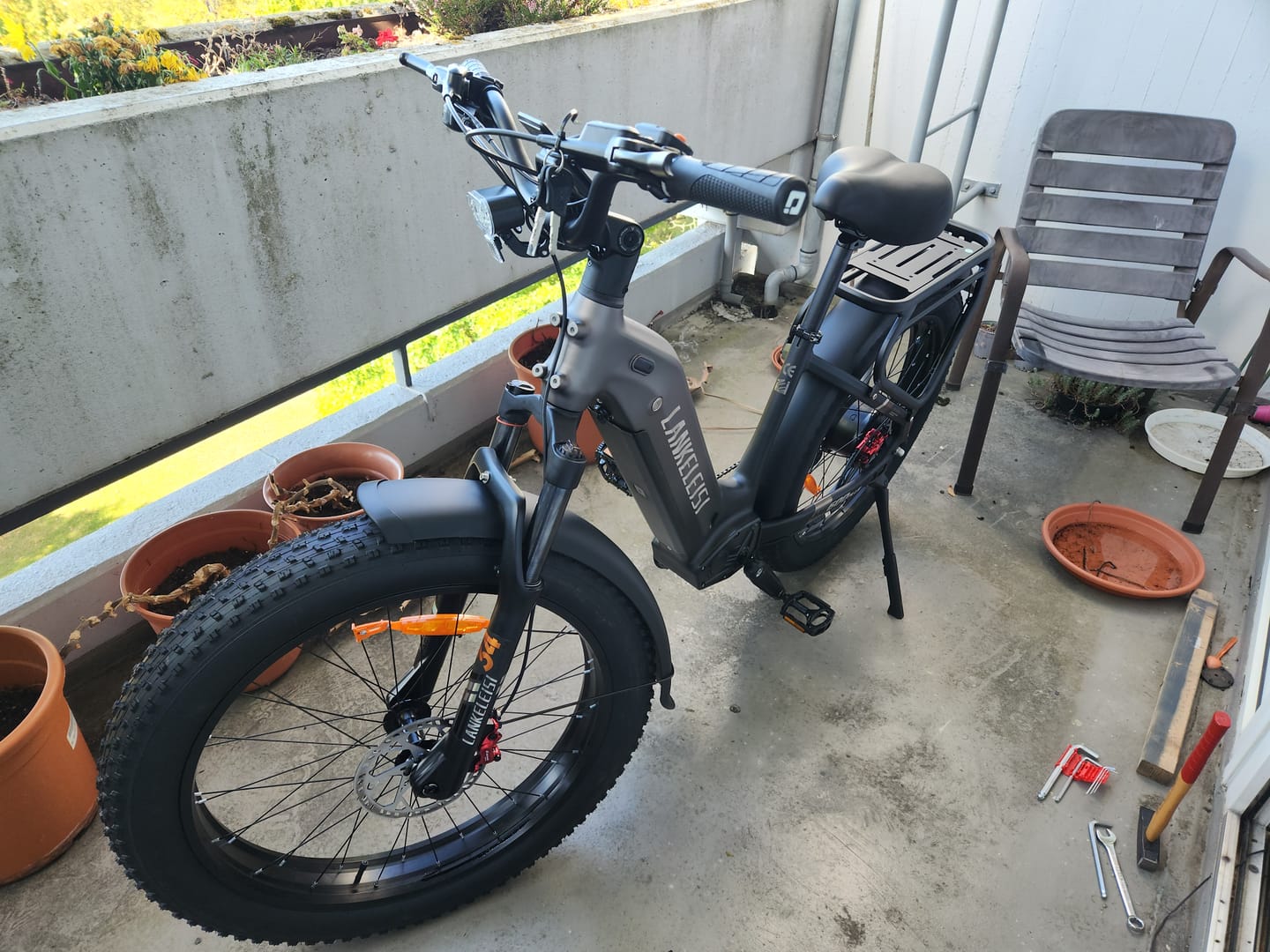 Customer photo review of Lankeleisi MG600 Plus 26" All-Terrain Fat E-Bike (960Wh)