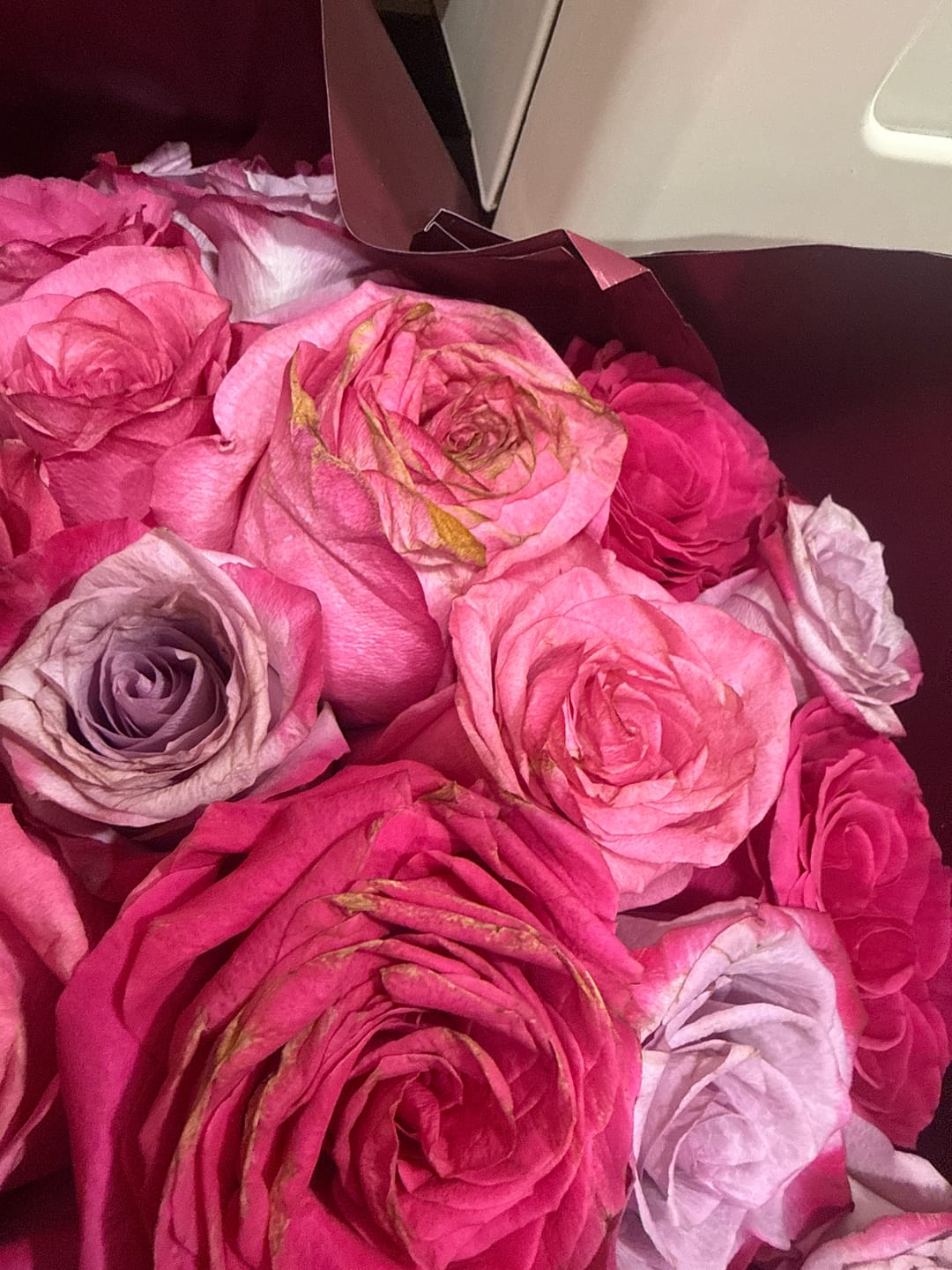 Customer photo review of Fuchsia Bouquet