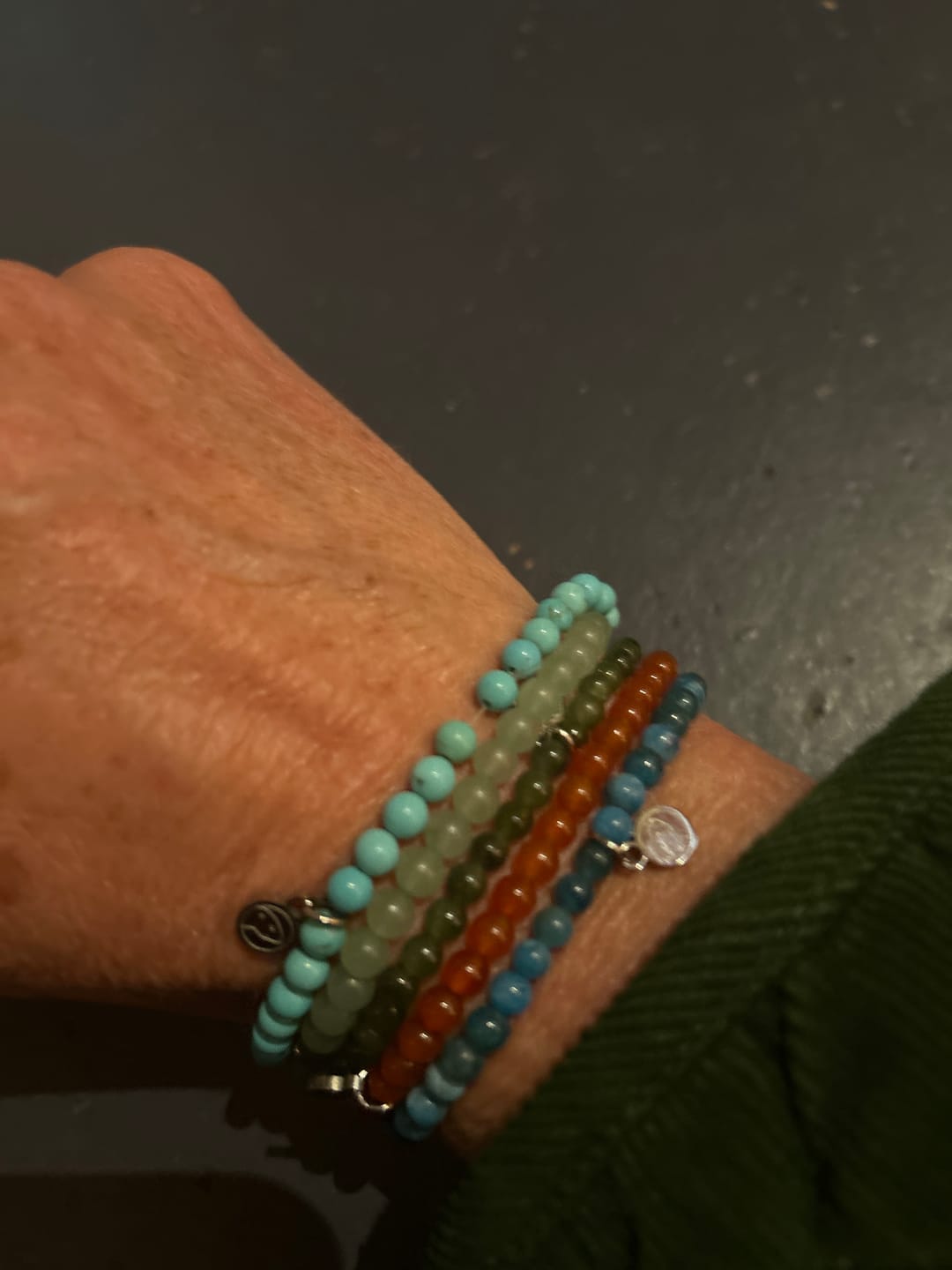 Customer photo review of Aventurine Bracelet Mini