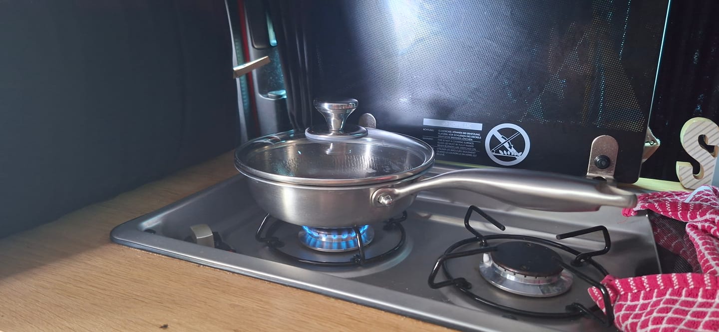 Customer photo review of Titanium Frying Pan I Chemical & PFAS-Free