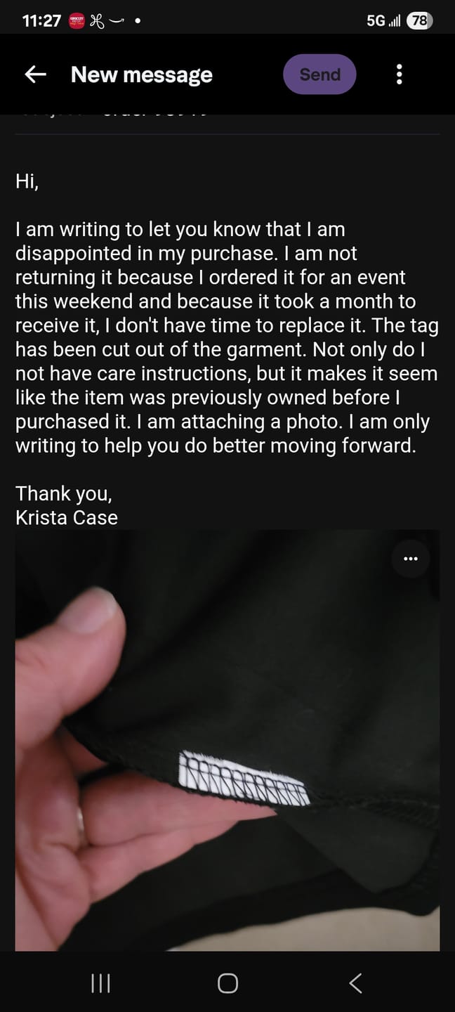 Customer photo review of Cropped Tailored Blazer for Women