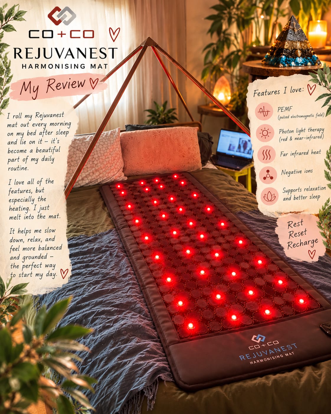 Customer photo review of RejuvaNest Harmonising Mat