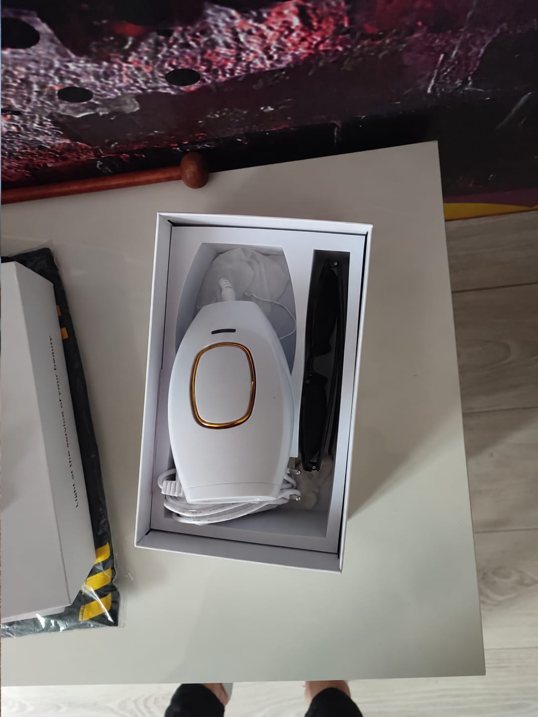 Customer photo review of Voise IPL hair removal device US