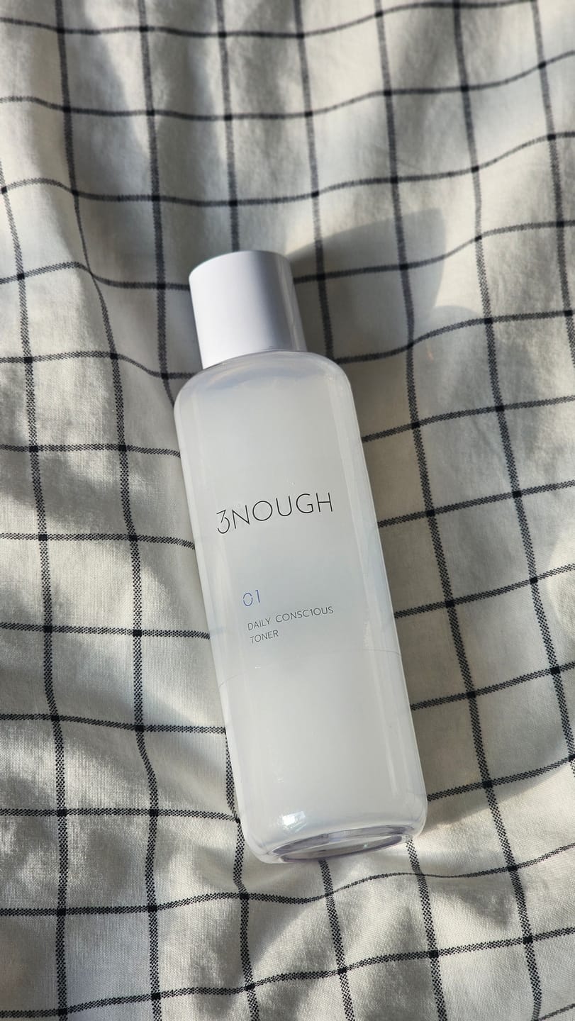 Customer photo review of 3NOUGH Daily Conscious Toner 155ml