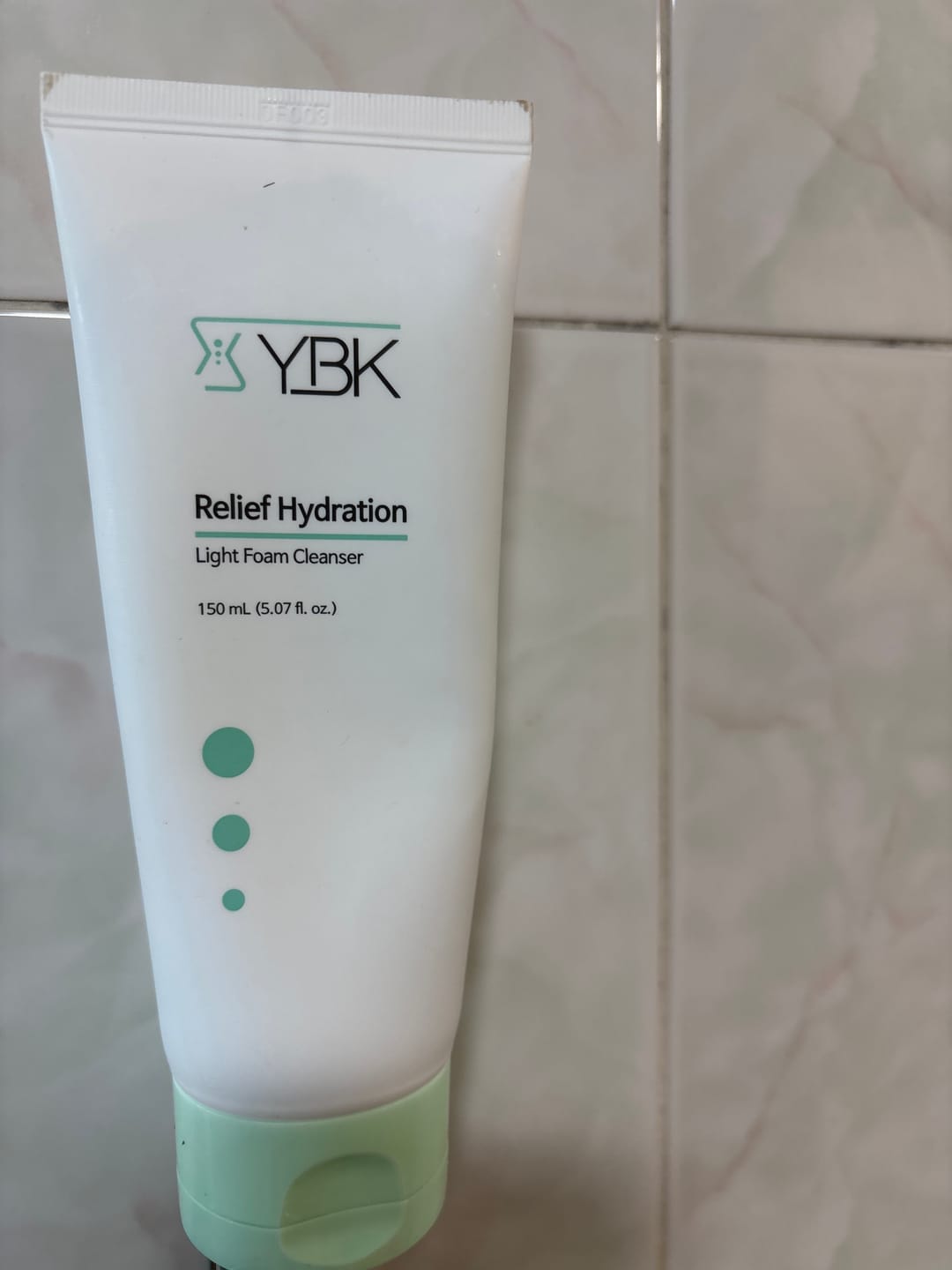 Customer photo review of YBK Relief Hydration Light Foam Cleanser 150ml
