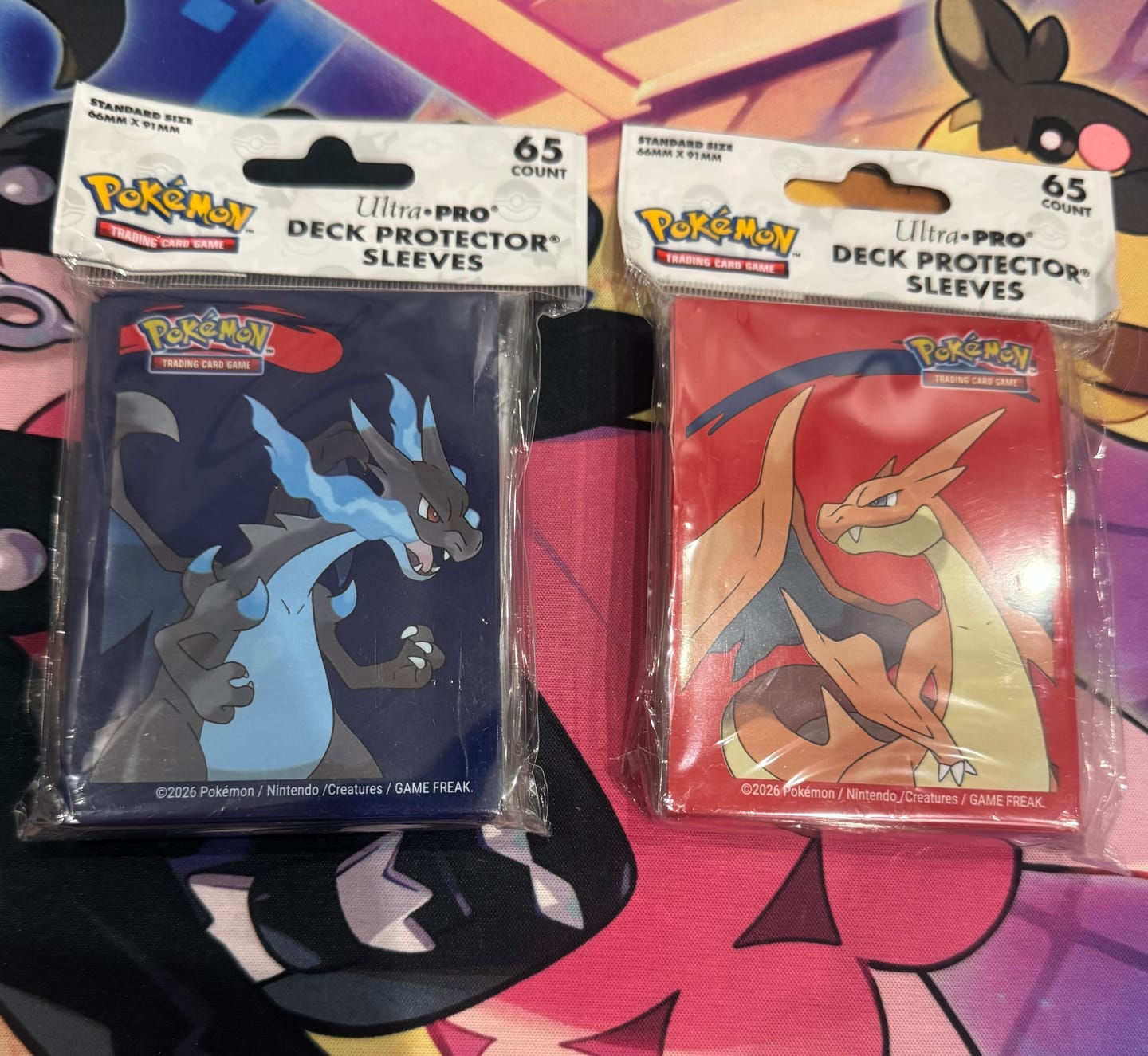 Customer photo review of Ultra Pro Deck Protectors Pokemon Mega Charizard Y 65-Count