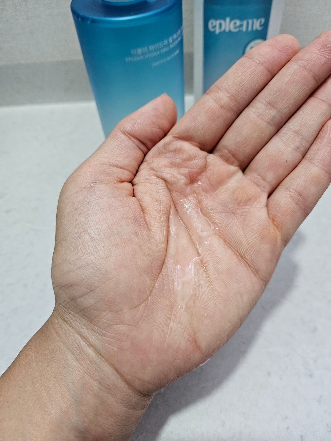 Customer photo review of eple:me Hydra Cell Boosting Toner 400ml