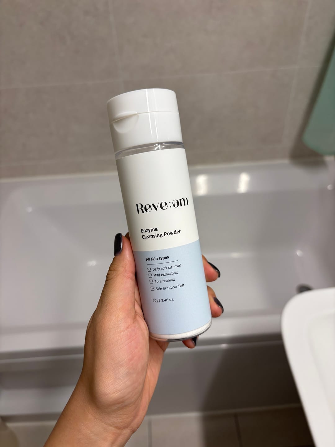 Customer photo review of Reve:am Enzyme Cleansing Powder 70g
