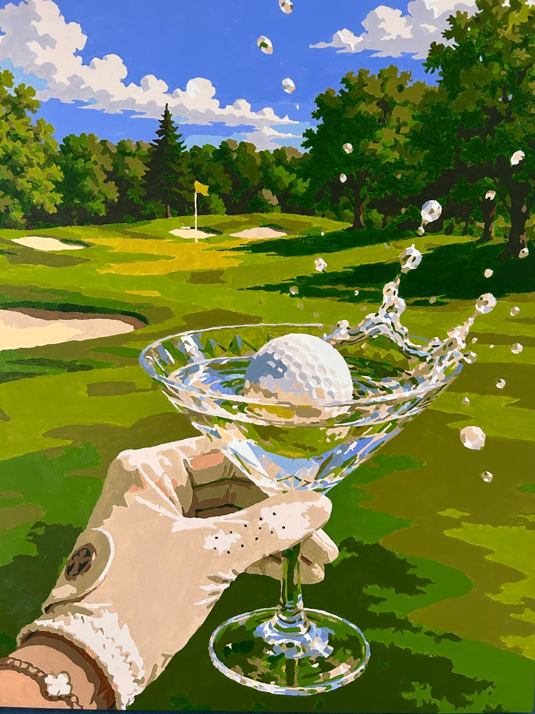 Customer photo review of Malen nach Zahlen - Golf & Martini