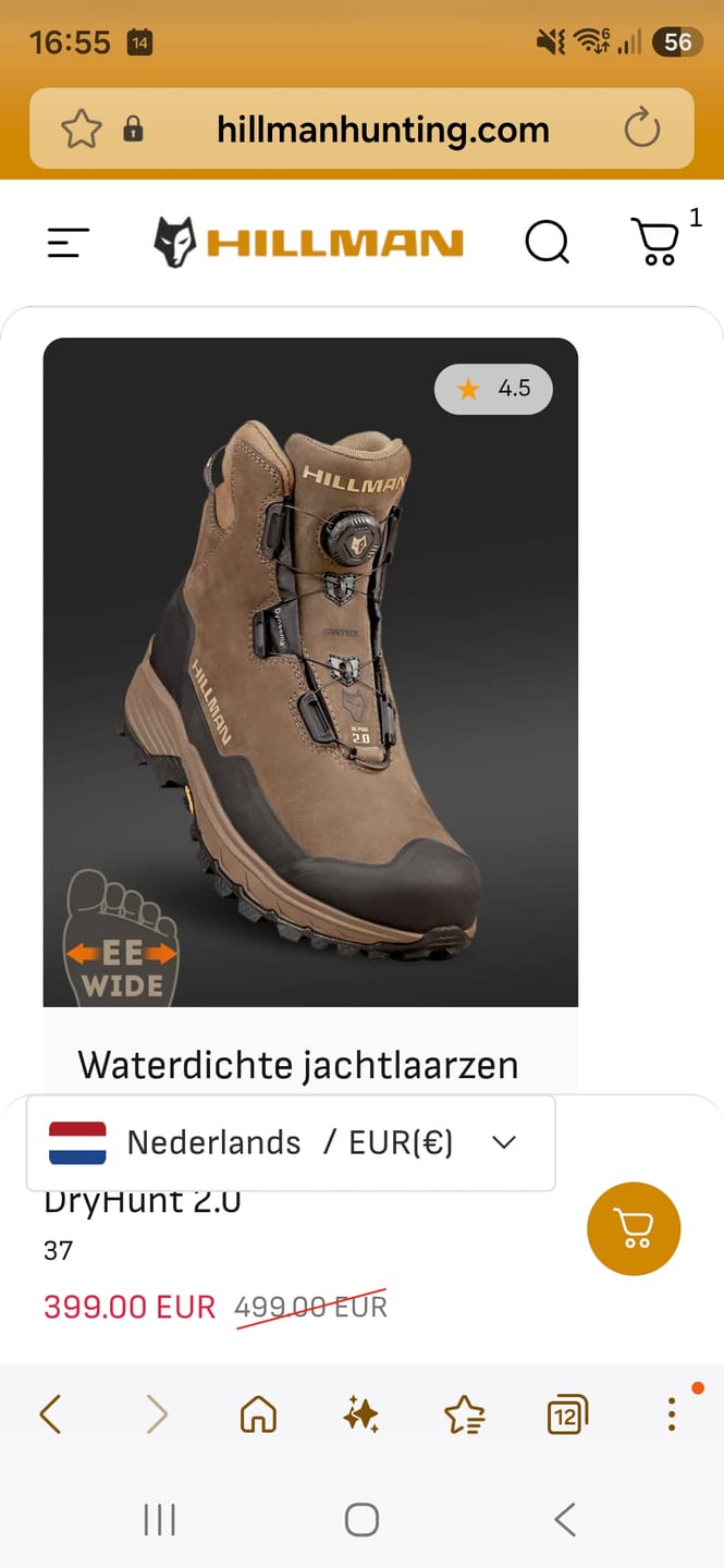 Customer photo review of Waterproof Hunting Boots | DryHunt 2.0
