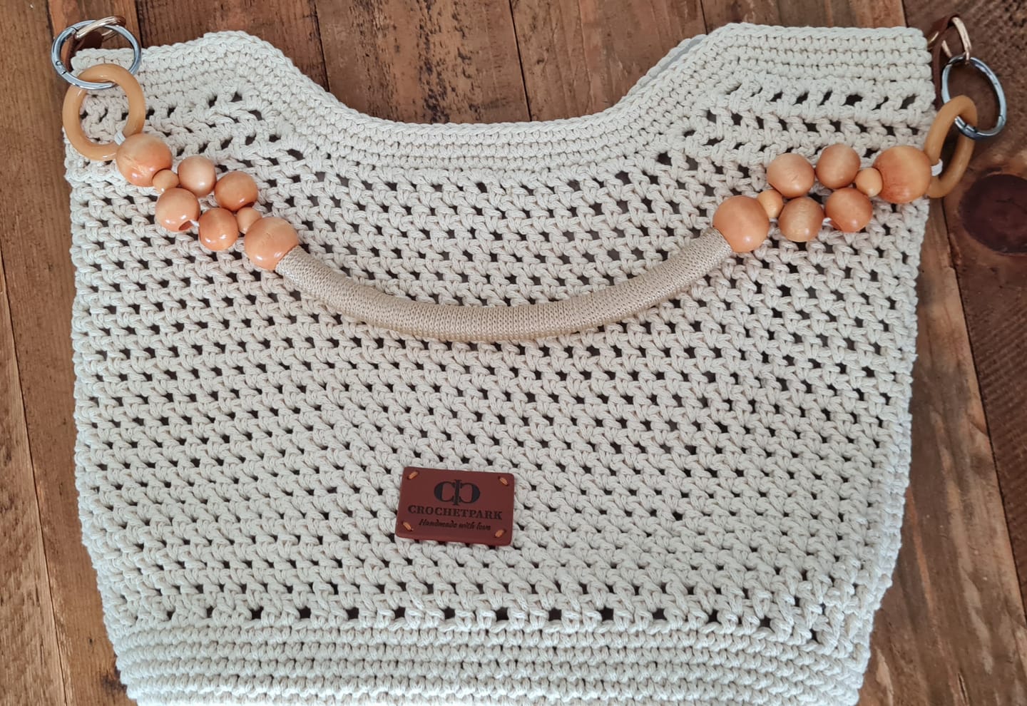 Customer photo review of Sunny Beach Tote crochet kit