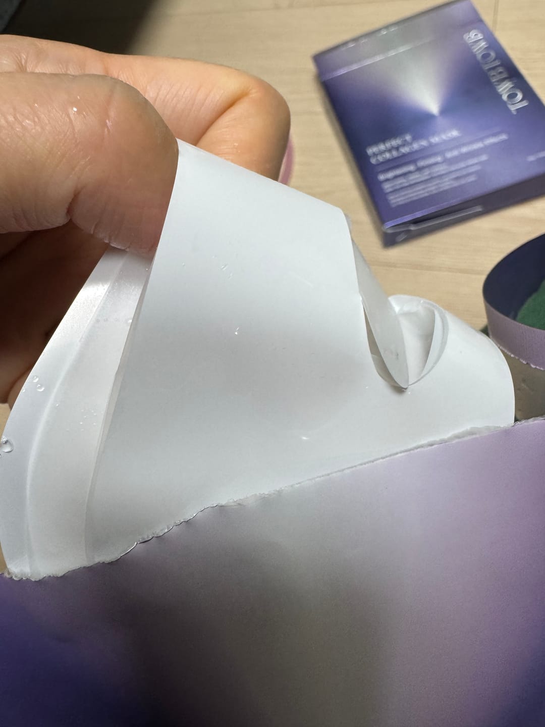 Customer photo review of TOWBTOWB Perfect Collagen Mask 32g