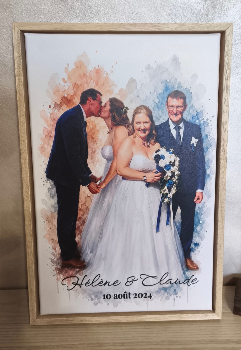 Customer photo review of Votre photo en œuvre d'art – avec aperçu en direct, sur poster ou toile