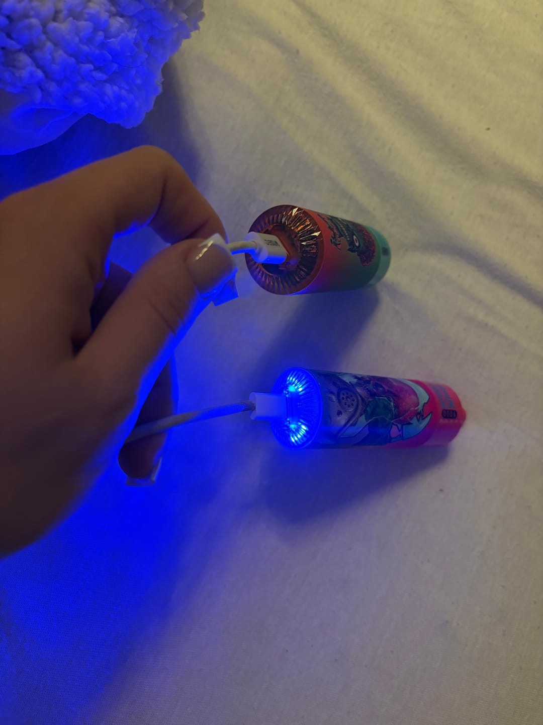 Customer photo review of RandM 9000 Puffs Zero Nicotine Disposable Vape