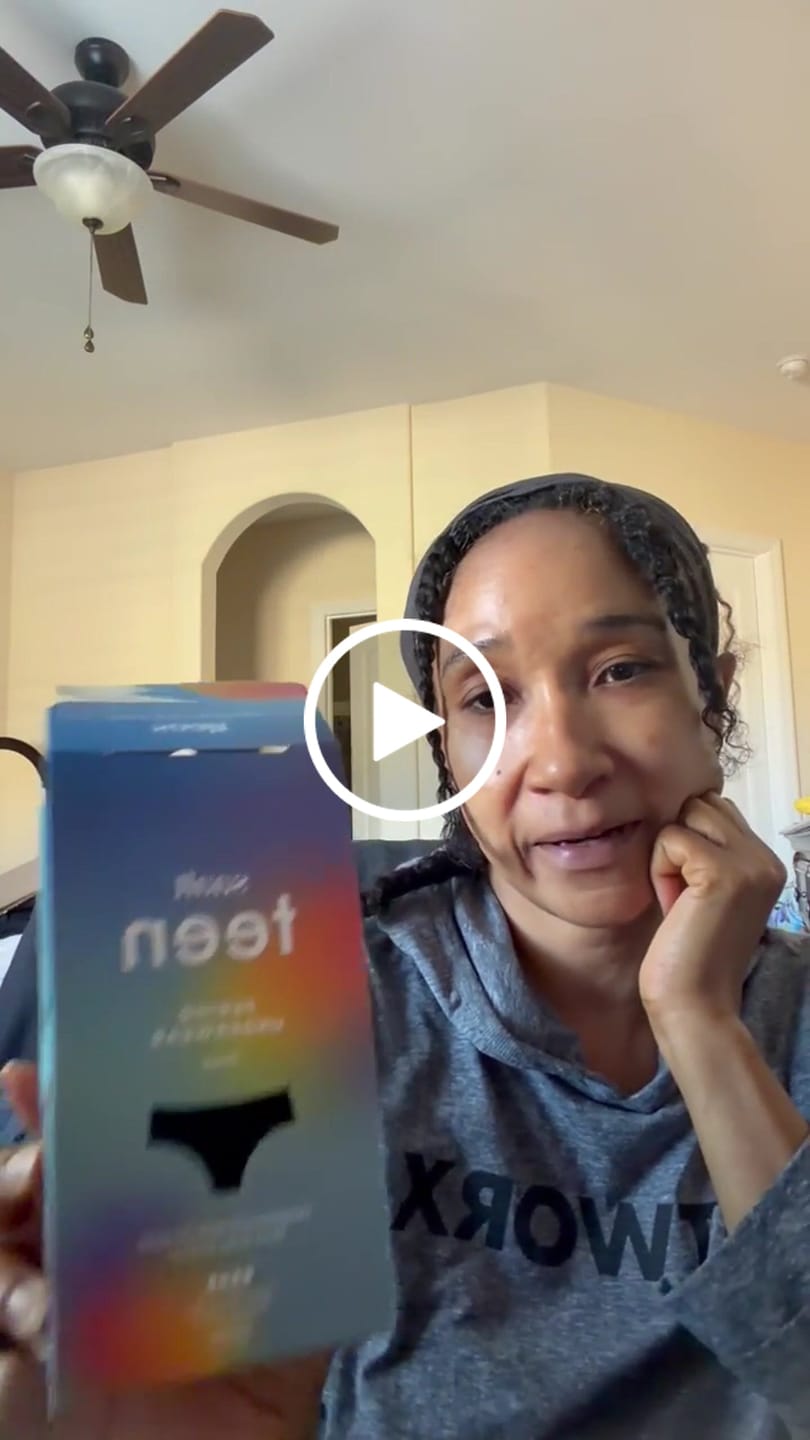 Customer video review of Leakproof Teen Brief