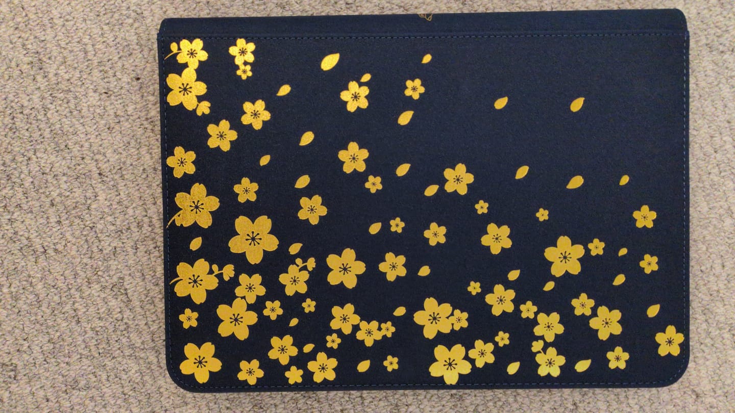 Customer photo review of Night Blossom - 9-Pocket Trading Card Binder