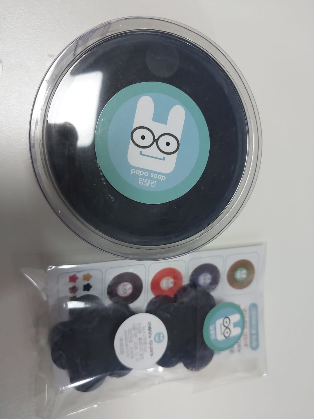Customer photo review of papasoap Deep Clean Blemish-Care Bar 100g