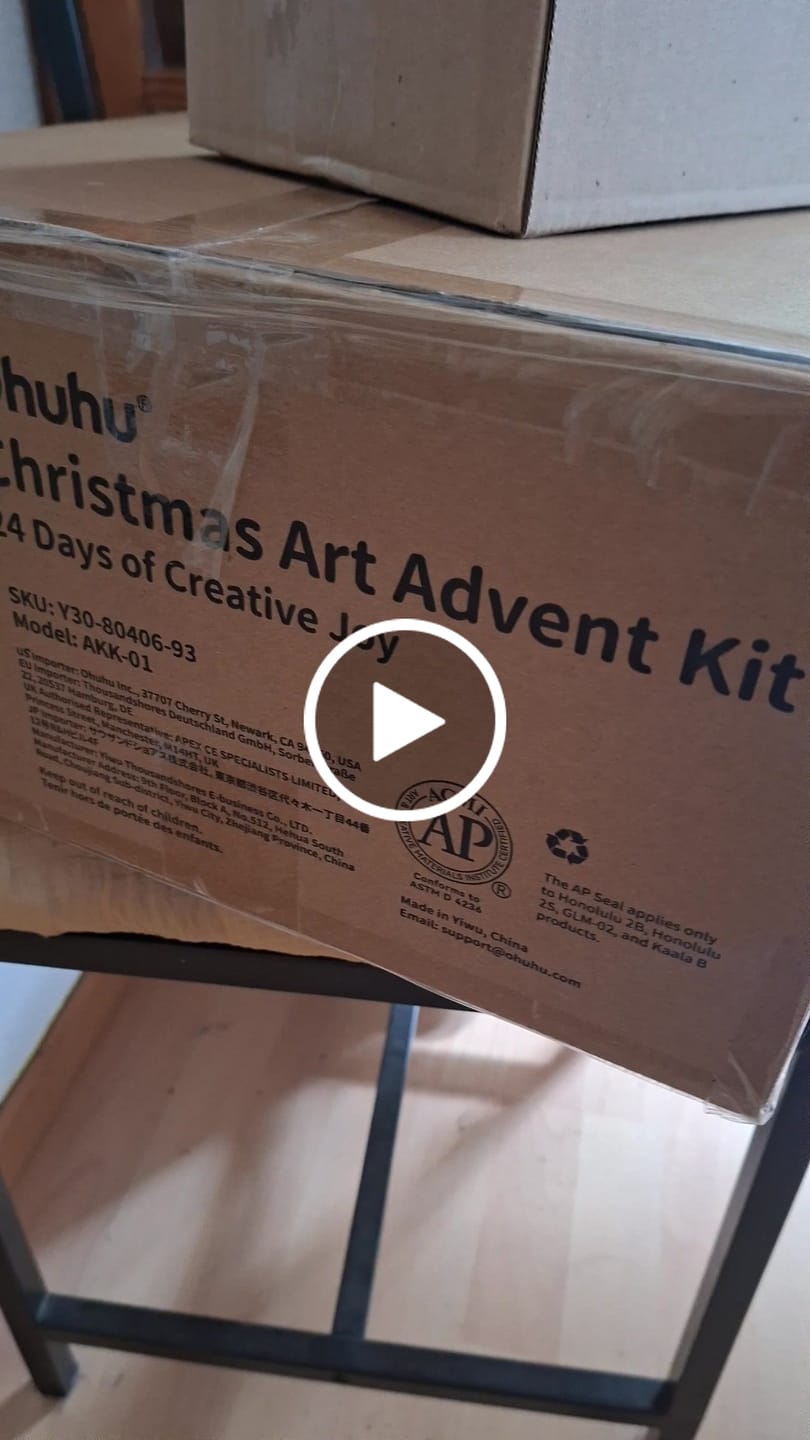 Customer video review of Ohuhu Christmas Advent Calendar 2026, 24 Days Countdown Gift Kit