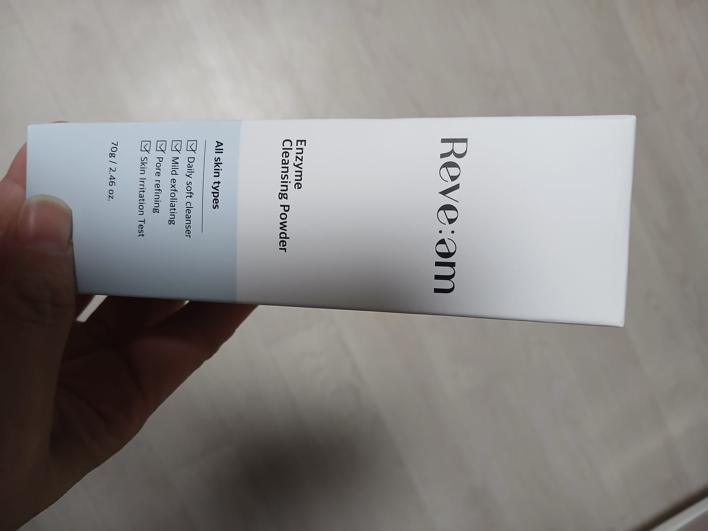 Customer photo review of Reve:am Enzyme Cleansing Powder 70g