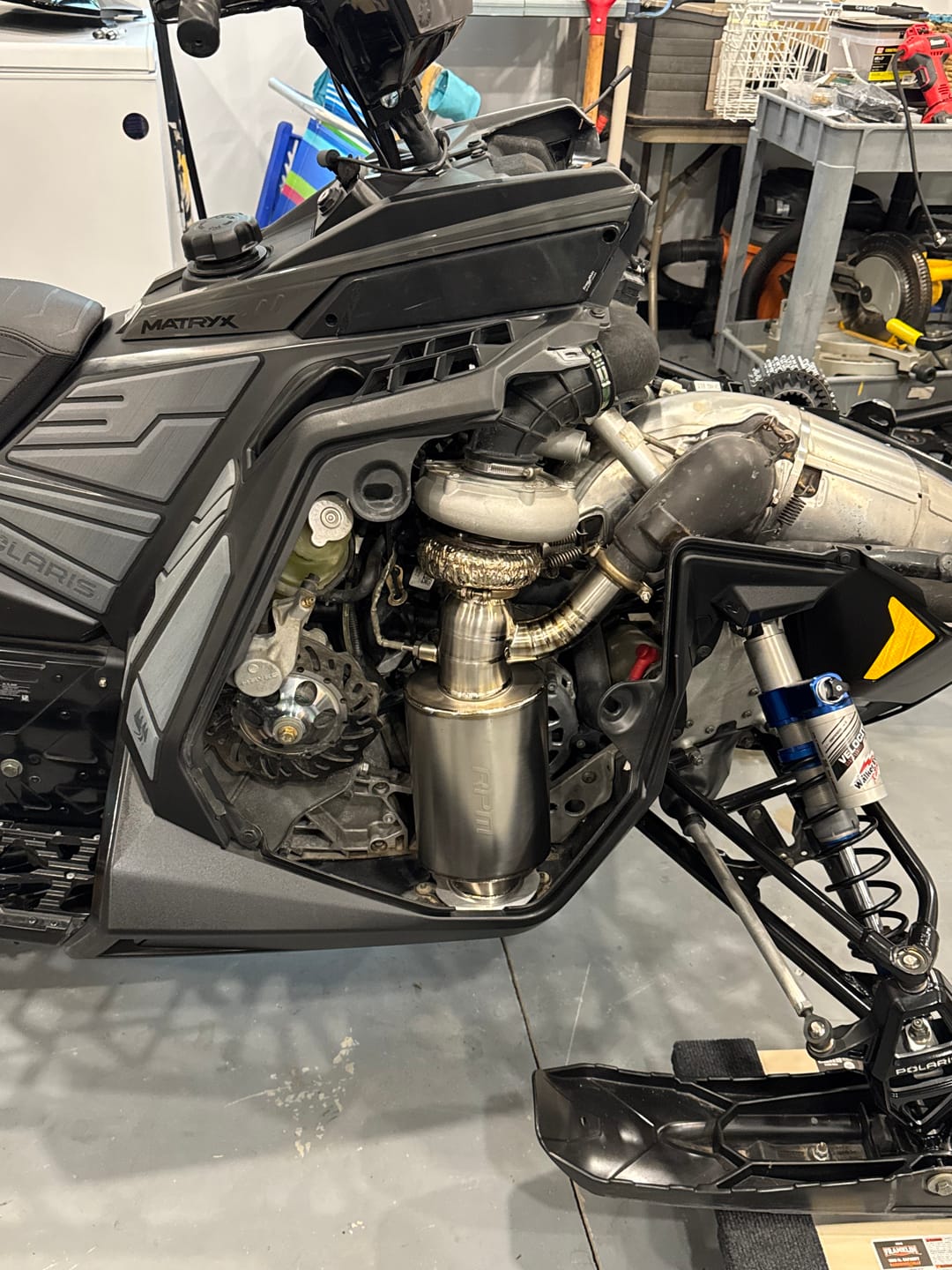 Customer photo review of RPM 2022-2026 Polaris Patriot Boost 850 Turbo / VR1 TITANIUM Lightweight Sport Muffler