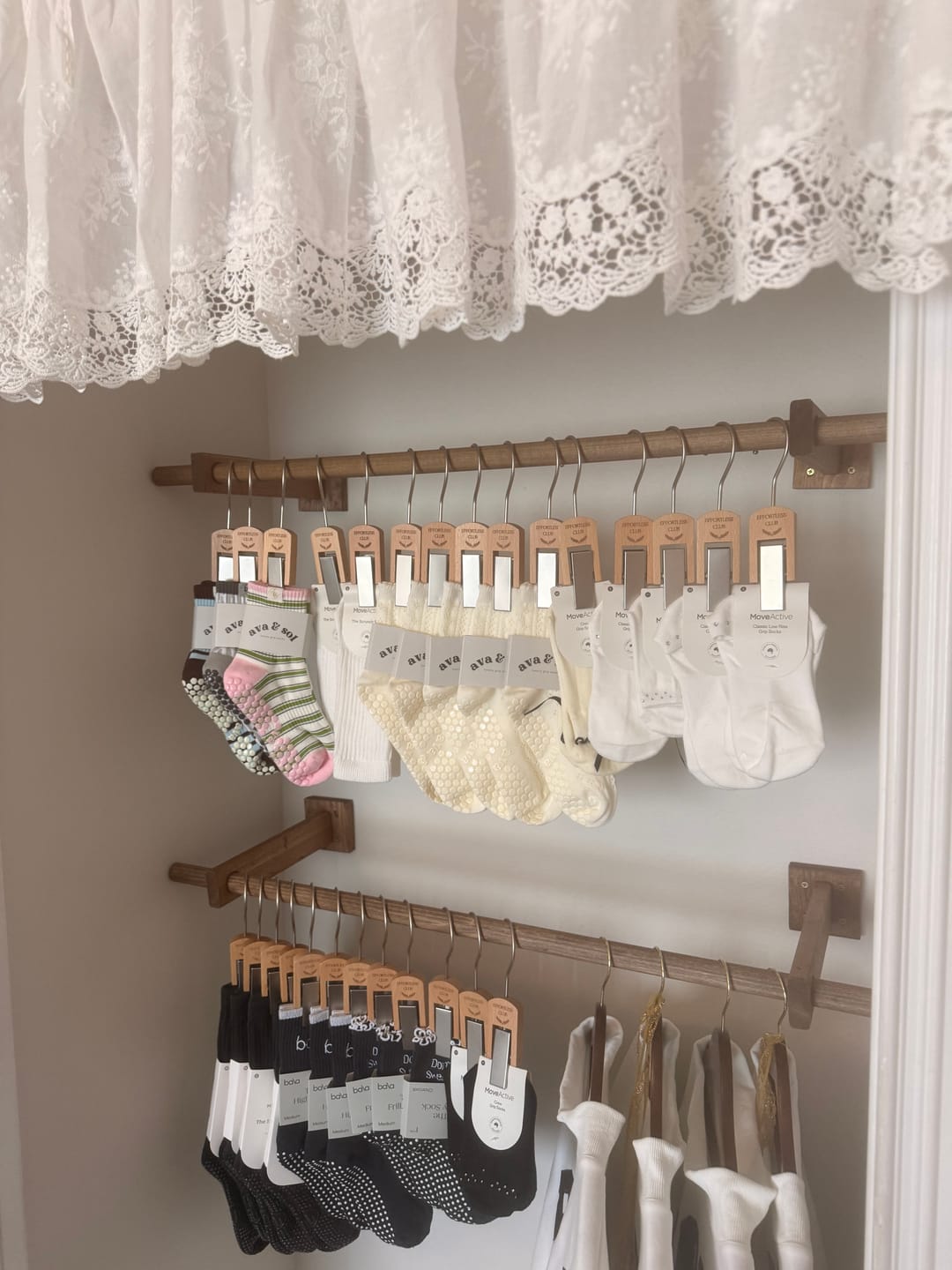 Customer photo review of Pointelle Sock
