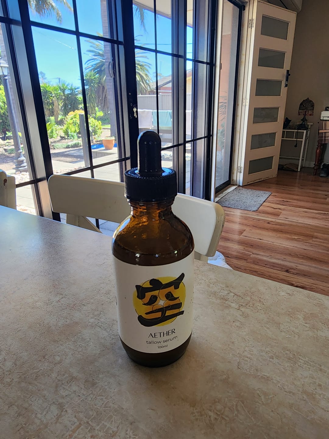 Customer photo review of AETHER | Tallow Serum