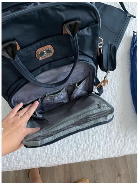 Customer photo review of Mochila Con Cuna Plegable