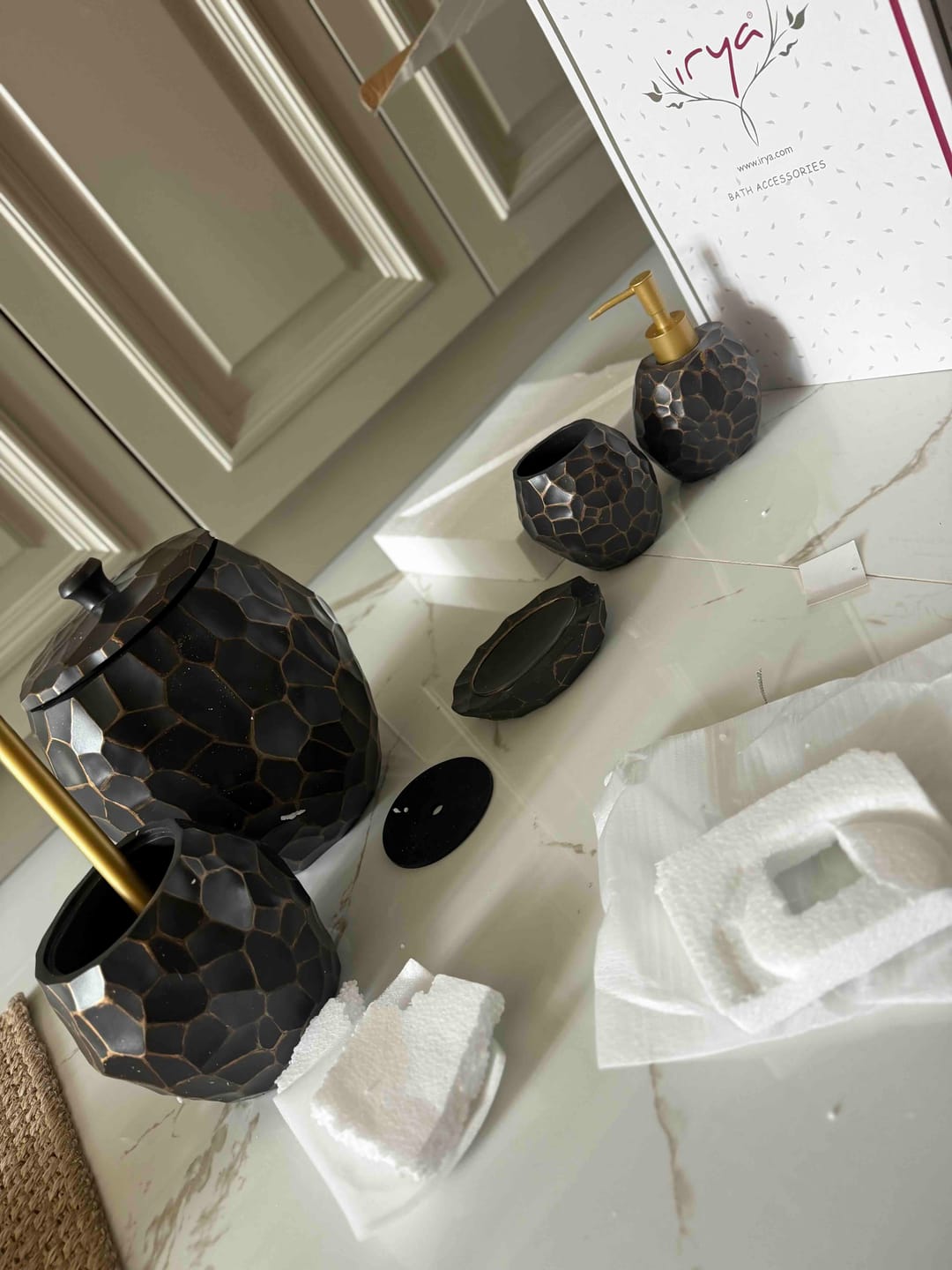 Customer photo review of Jayla 5 Parça Banyo Seti