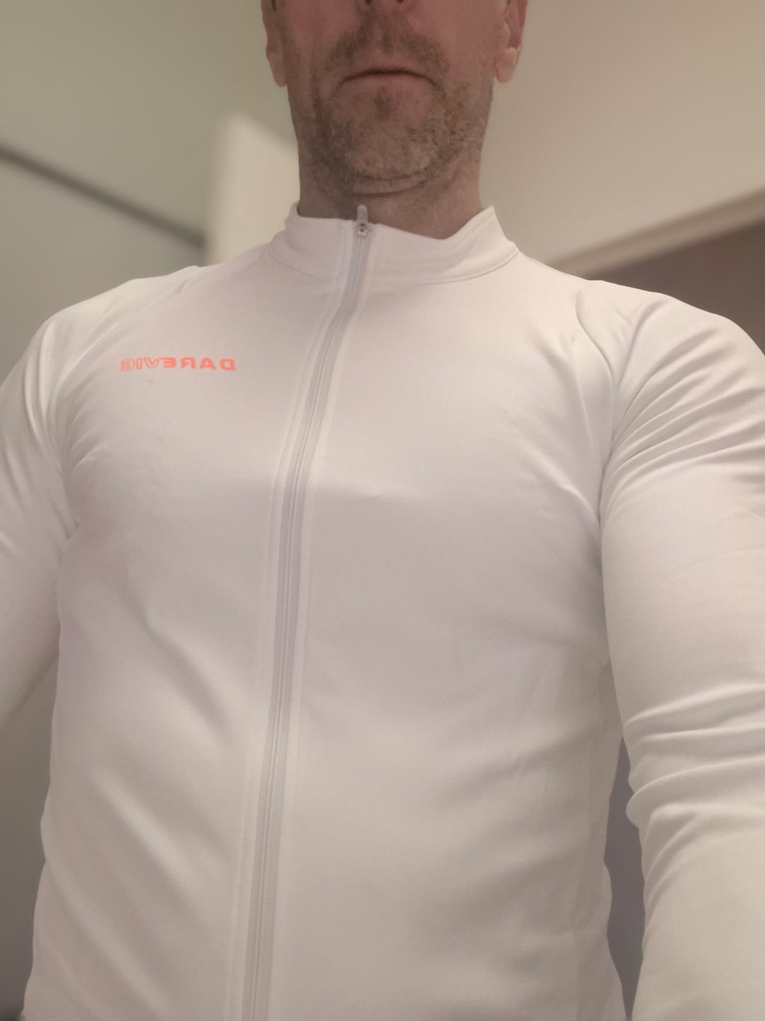 Customer photo review of ATTACK THERMAL JERSEY - WHITE