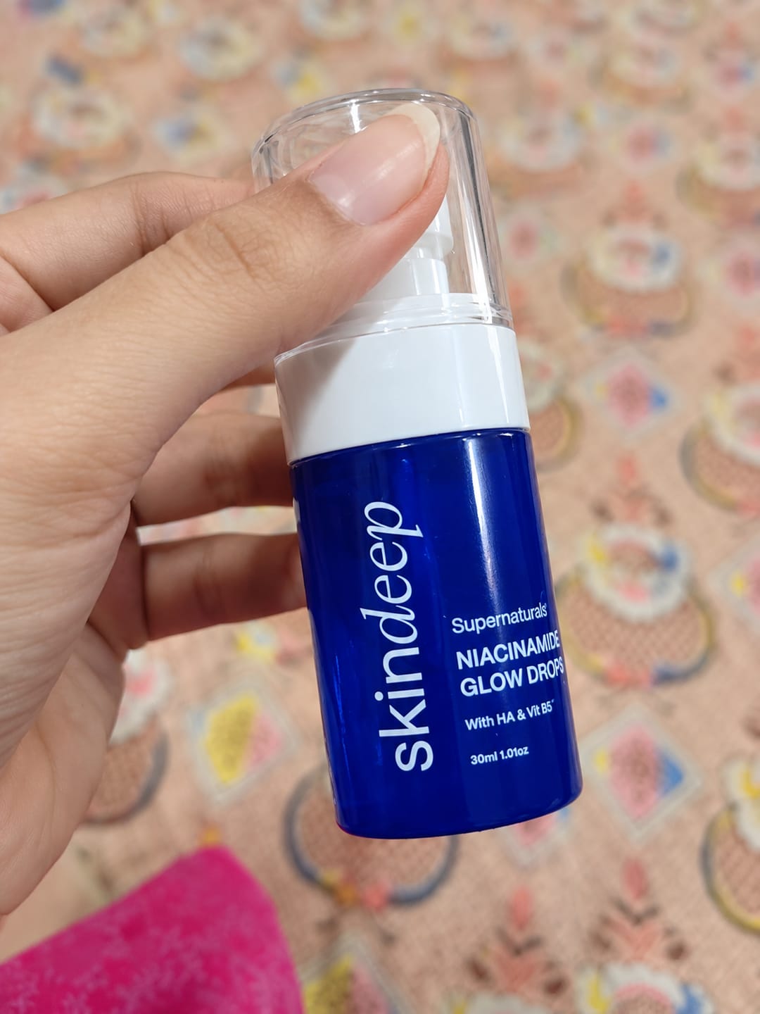 Customer photo review of NIACINAMIDE GLOW DROPS - with HA & Vit B5