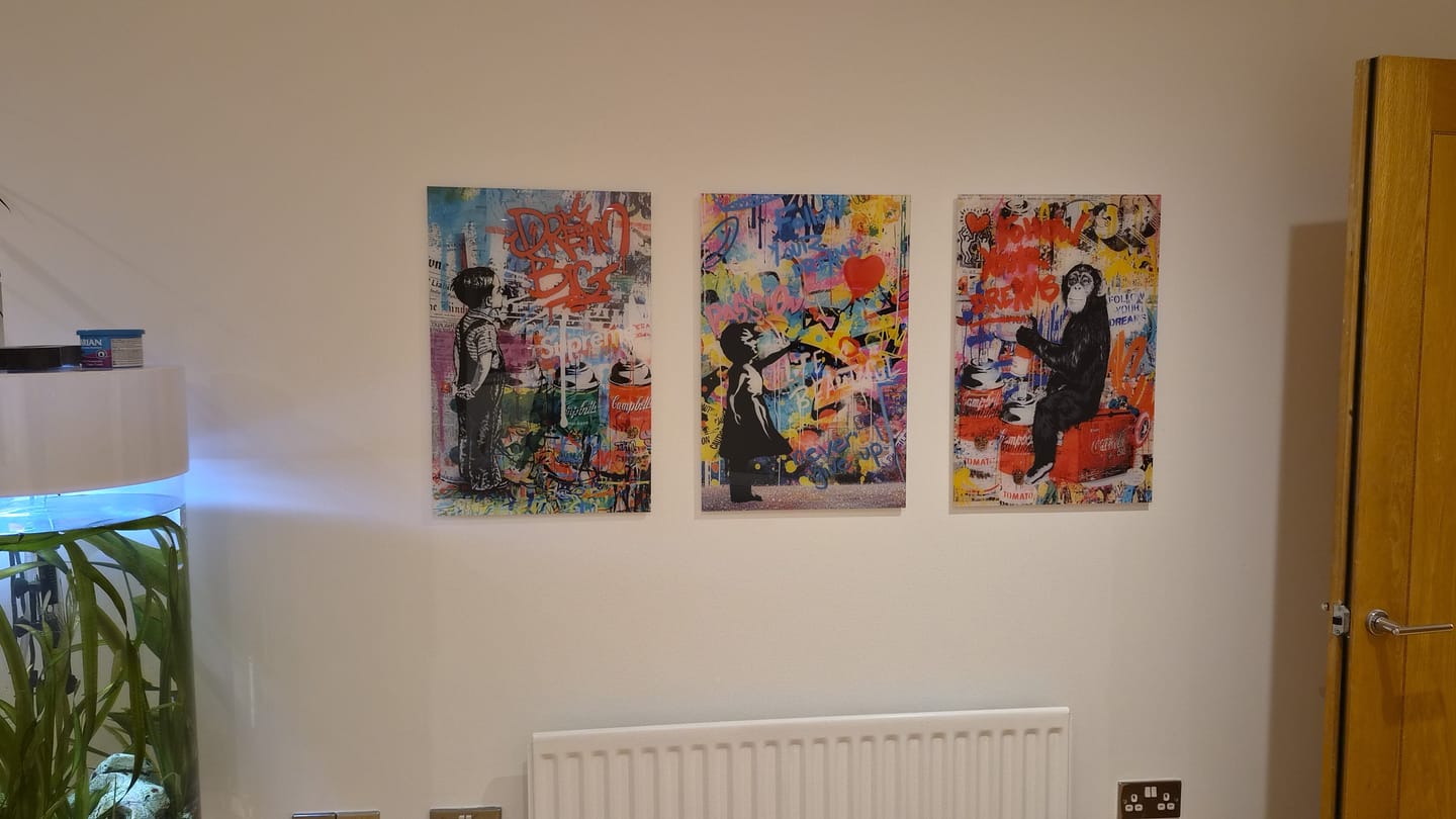 Customer photo review of Banksy Graffiti