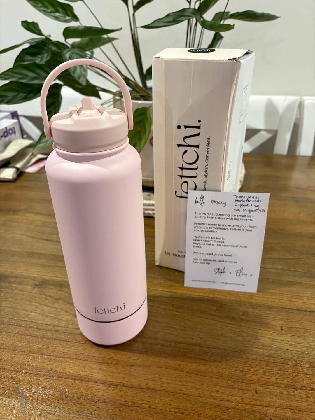 Customer photo review of The Fettchi Bottle Beige