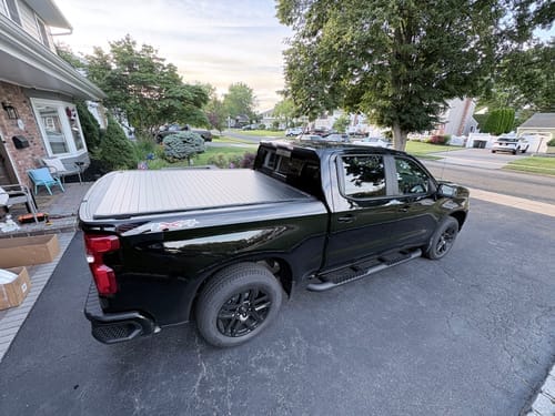 Customer photo review of Rough Country Hard Roll Up Bed Cover | Chevy/GMC Sierra/Silverado 1500 (19-26)